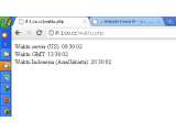 Memanipulasi Waktu di Web Server Luar dengan PHP