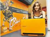 Notebook gaming Samsung Yellow Series 7 dengan Layar 17 Inci & Prosesor Core i7 Quad Core