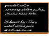 World Teachers' Day (Hari Guru Sedunia)